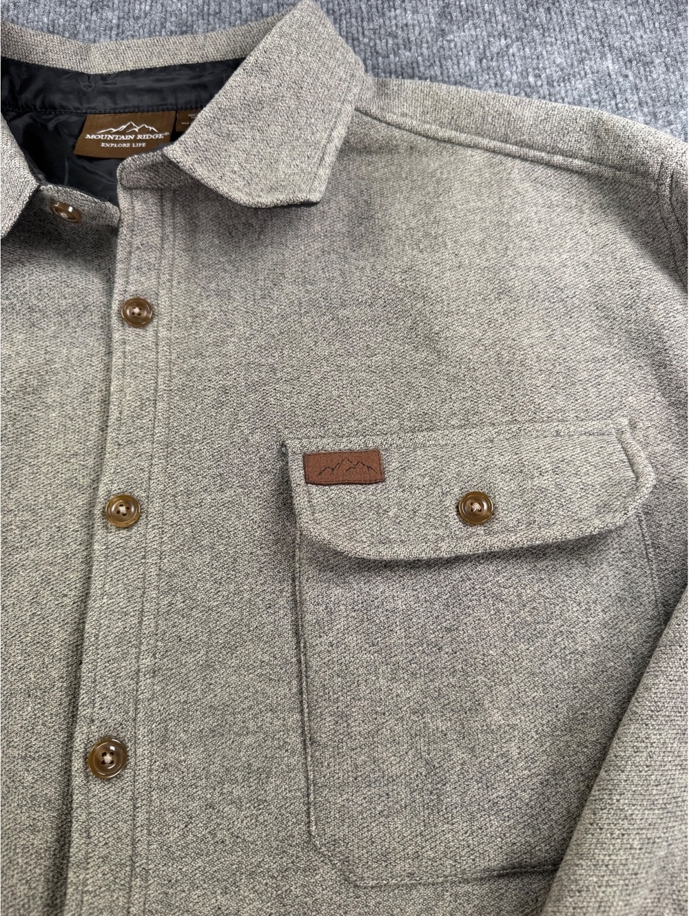 Mountain Ridge Men's Casual Cabinwear Gorpcore Shirt Jacket Size 2XLT Outdoor